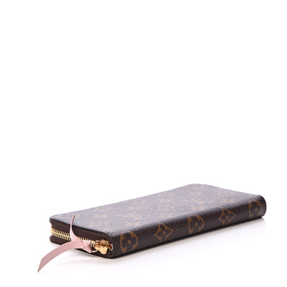 Louis Vuitton Monogram Clemence Wallet Rose Ballerine 3 of 7