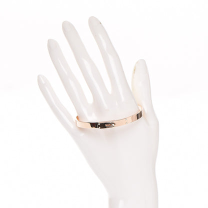 Hermes 18K Rose Gold Diamond Kelly PM Bangle ST 2 of 5