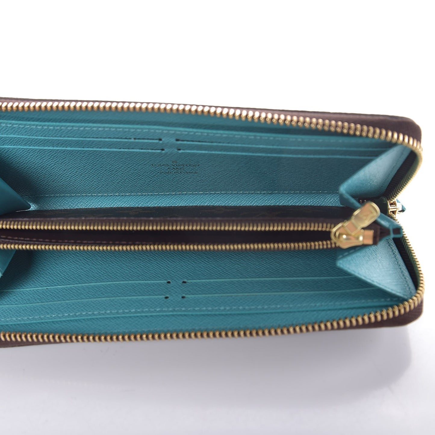 Monogram Clemence Wallet Turquoise