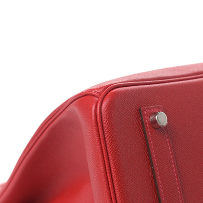 Hermes Epsom Birkin 35 Rouge Casaque 9 of 18