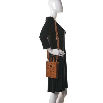 MCM Visetos X-Mini Aren Tote Cognac 2 of 8
