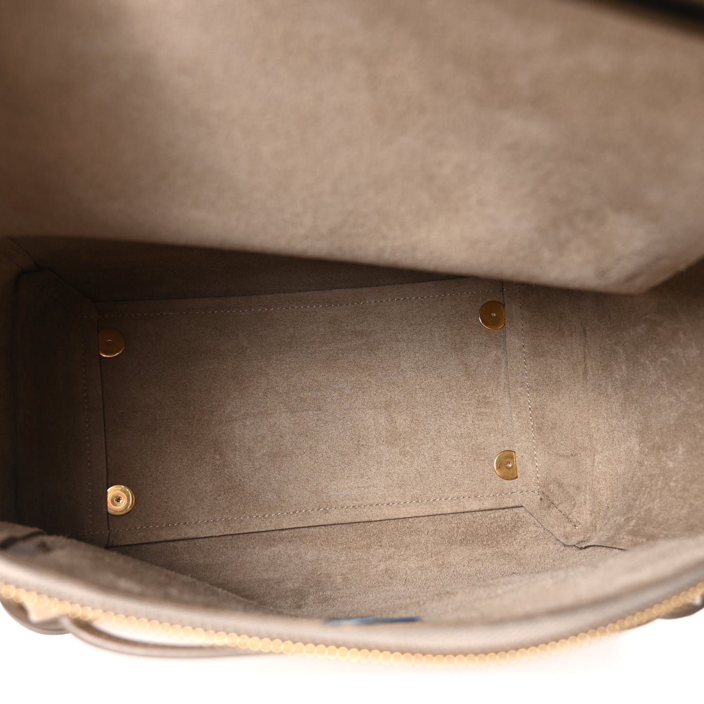 Grained Calfskin Mini Belt Bag Light Taupe