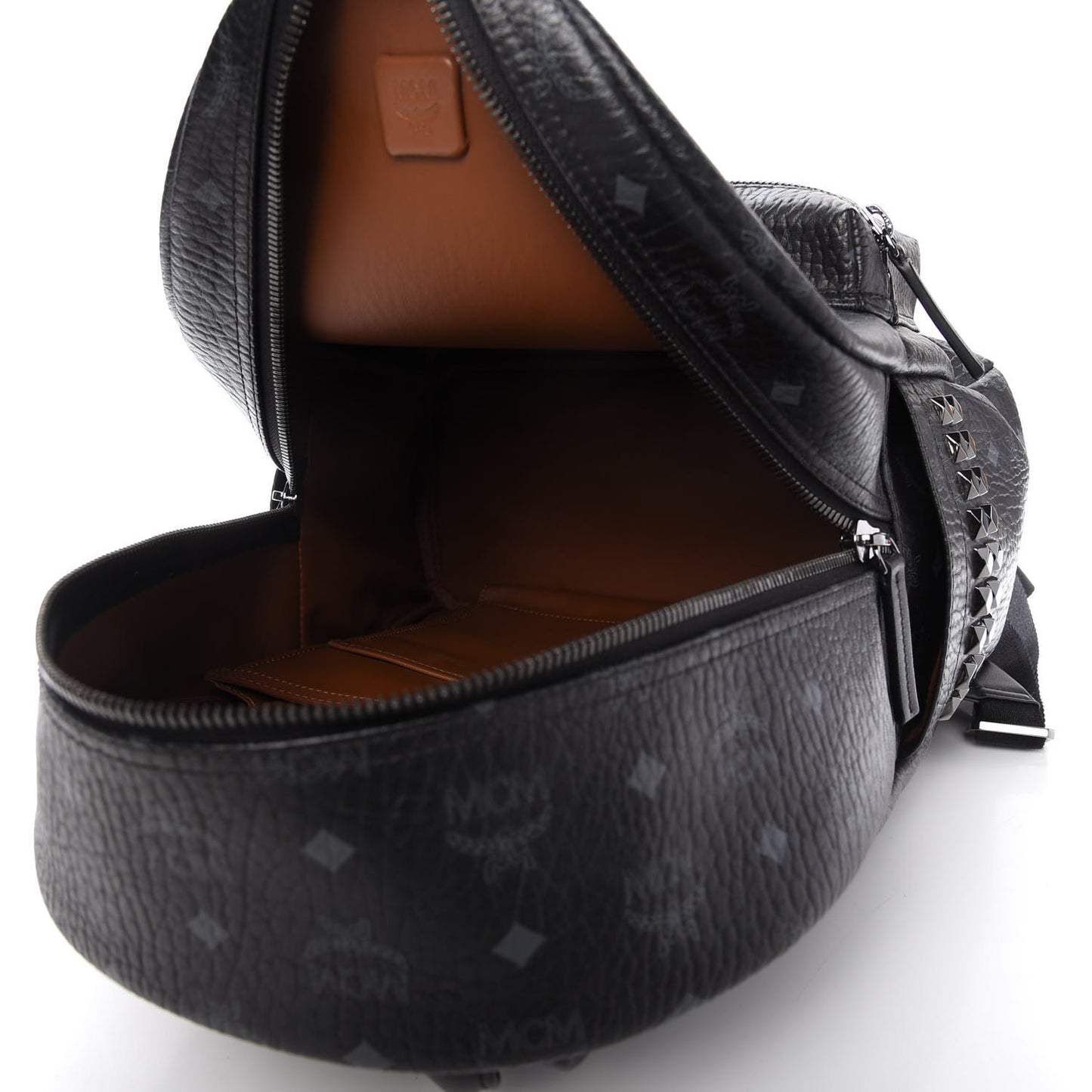 Visetos Medium Side Studs Stark Backpack Black