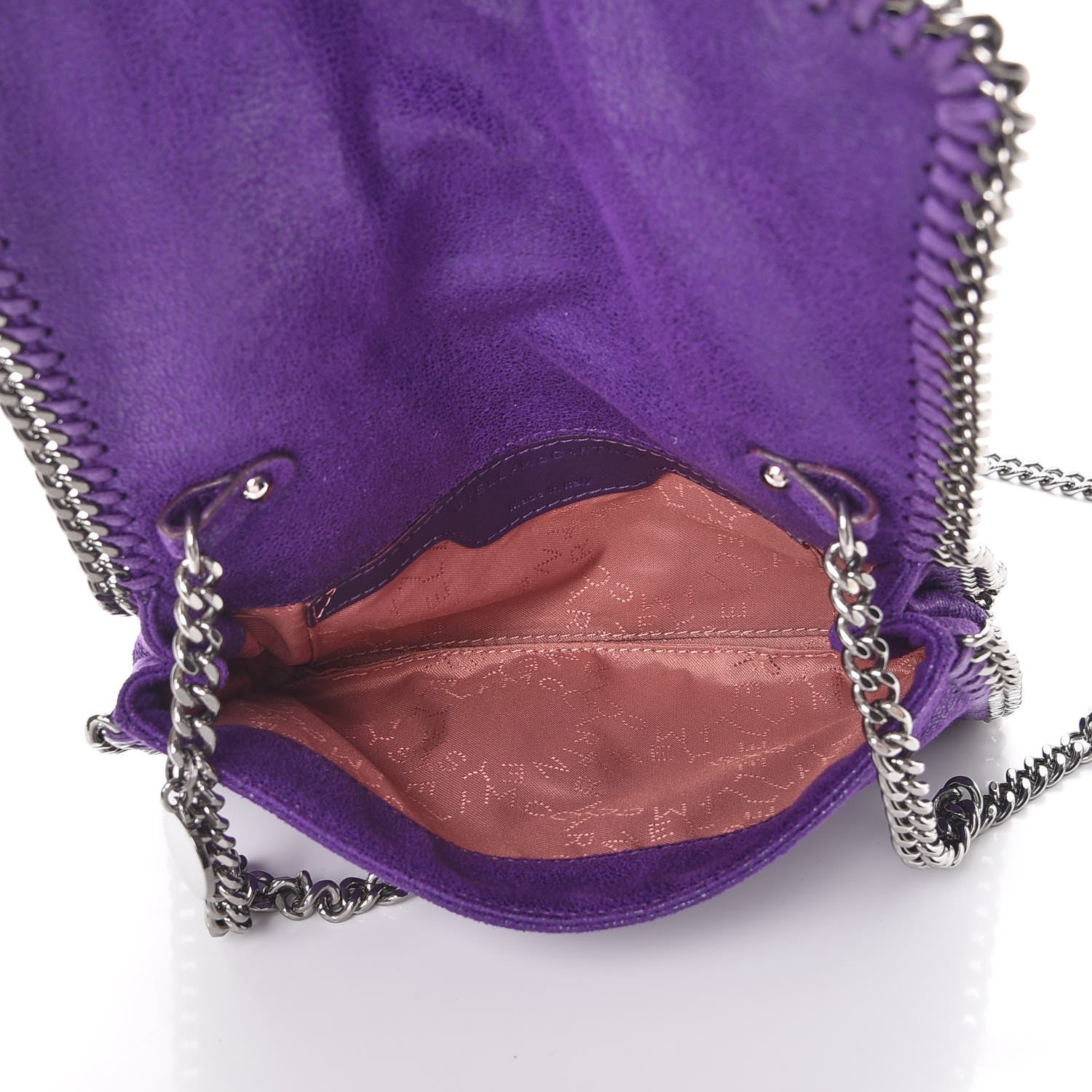 Stella McCartney Shaggy Deer Falabella Crossbody Bright Purple 6 of 8