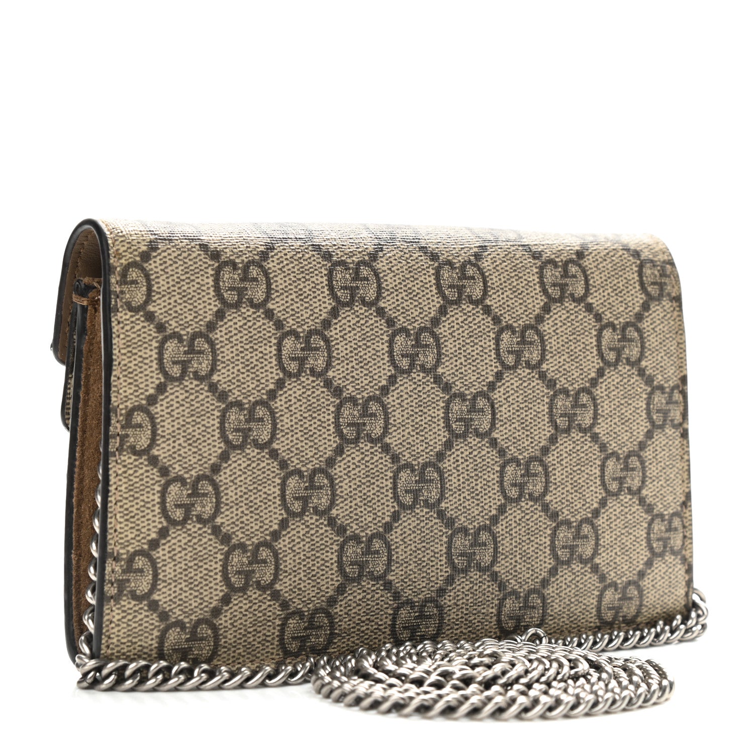 Gucci GG Supreme Monogram Super Mini Dionysus Shoulder Bag Taupe 3 of 11