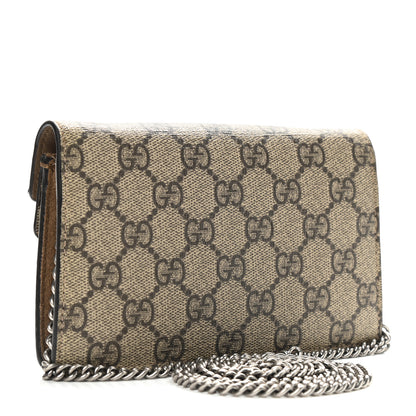 Gucci GG Supreme Monogram Super Mini Dionysus Shoulder Bag Taupe 3 of 11
