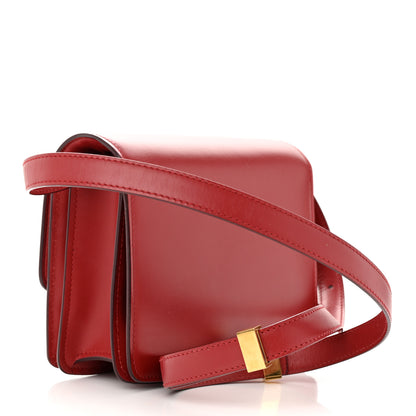 Celine Smooth Calfskin Small Classic Box Flap Bag Red 3 of 12