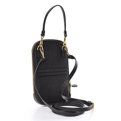 Prada Saffiano Mini Bag Black 3 of 11