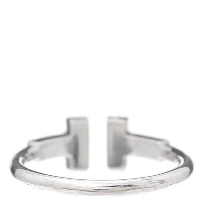 Tiffany 18K White Gold Ruby T Wire Ring 49 4.75 3 of 5
