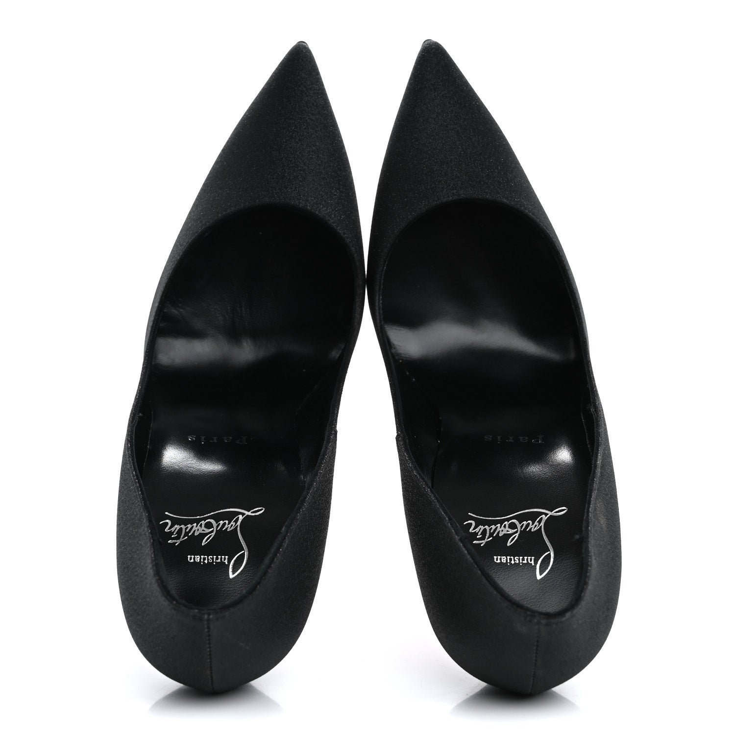 Christian Louboutin Glitter So Kate 120 Pumps 38 Black 2 of 8