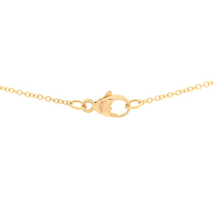 David Yurman 18K Yellow Gold Diamond Initial K Charm Pendant Necklace 4 of 4