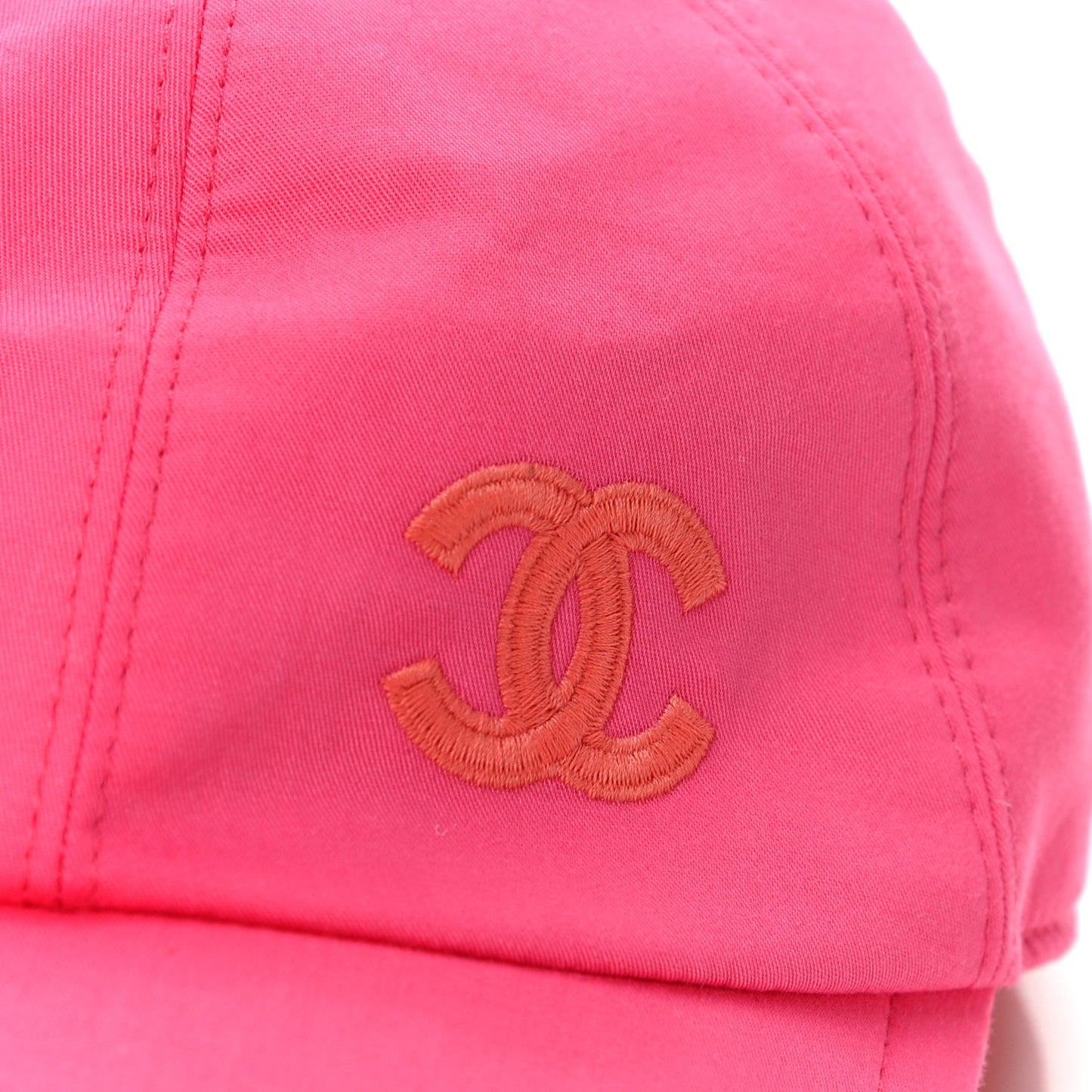 Cotton CC Cap Hat Fuchsia Orange