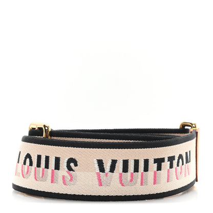 Louis Vuitton Jacquard Speedy Bandouliere 20 Shoulder Strap Black 2 of 3