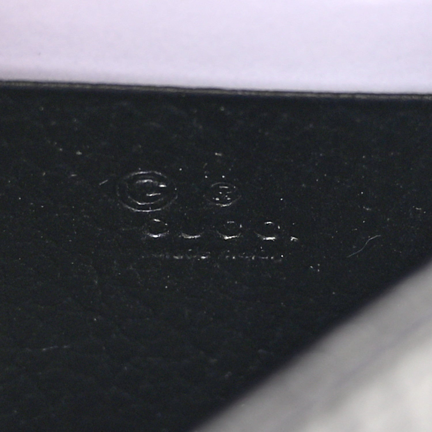 Gucci Dollar Calfskin Interlocking G Chain Wallet Black 6 of 11