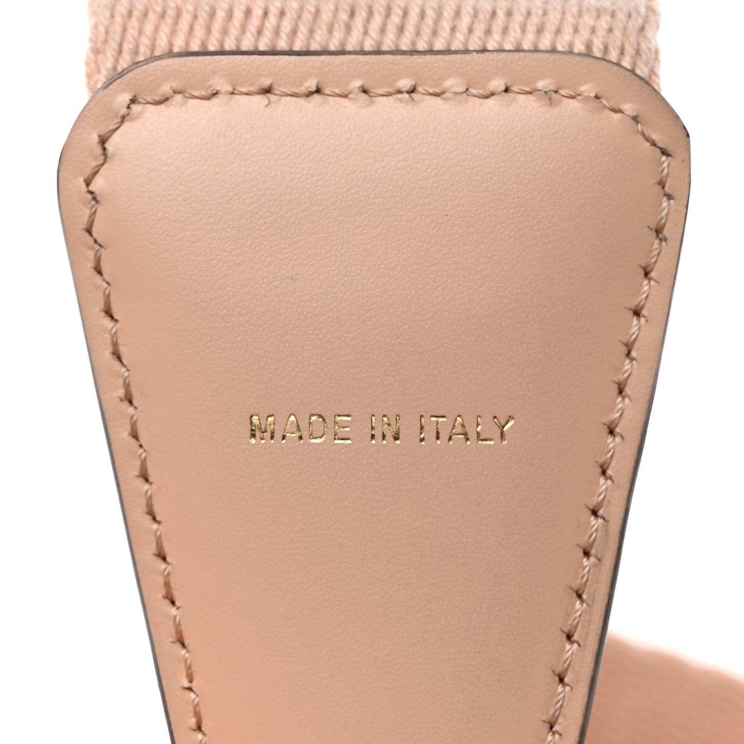 Jacquard Ribbon Vitello King FF Bi-Color Intreccio Adjustable Strap You Light Rose Camel