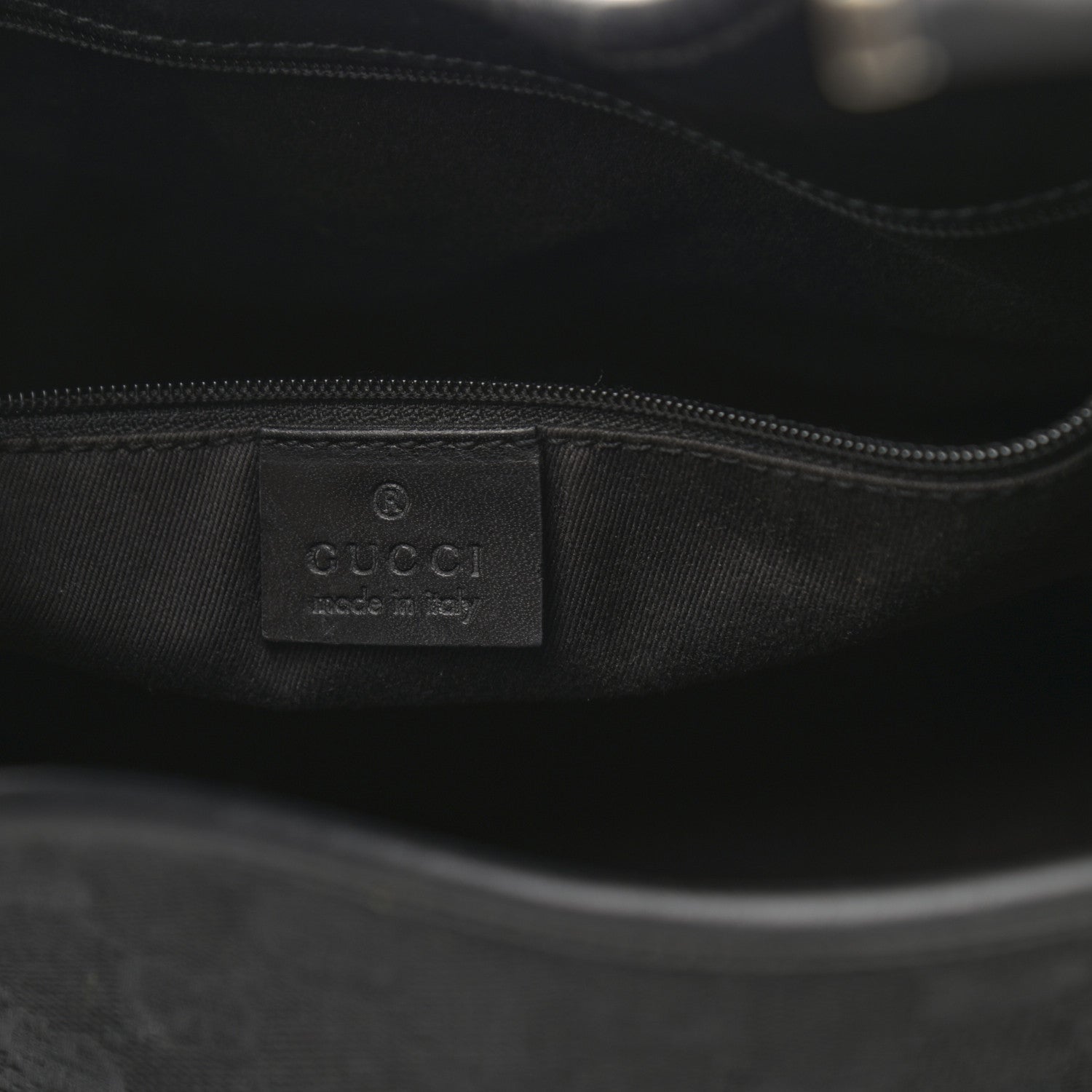 Gucci Monogram Small Bardot Black 6 of 15