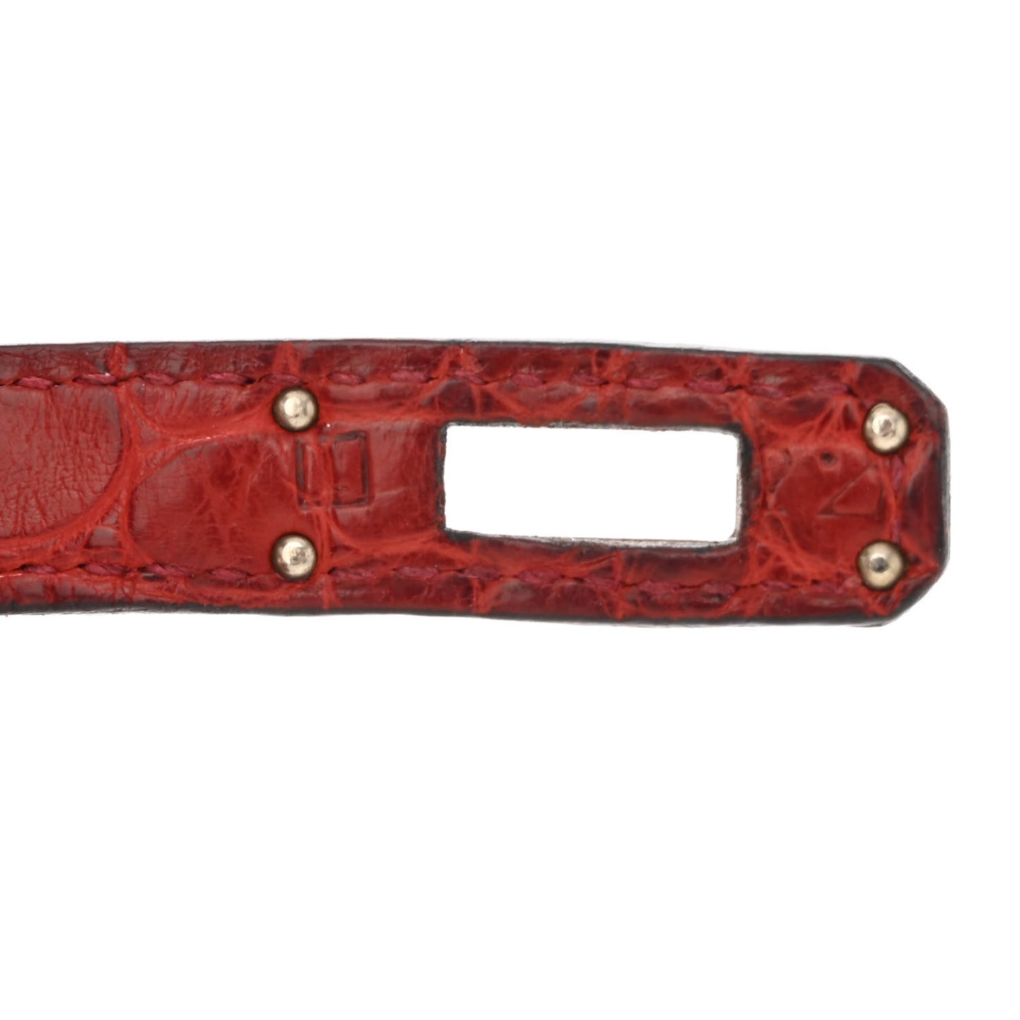 Matte Alligator Kelly Danse Belt Bag Braise