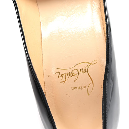 Christian Louboutin Patent Pigalle Follies 100 Pumps 36 Black 8 of 9