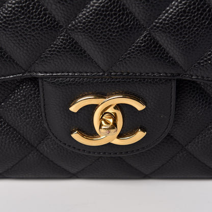 Chanel Caviar Quilted Maxi Double Flap Black 10 of 13
