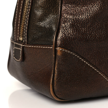 Gucci Metallic Capri Large Bowler Bronze 10 of 13