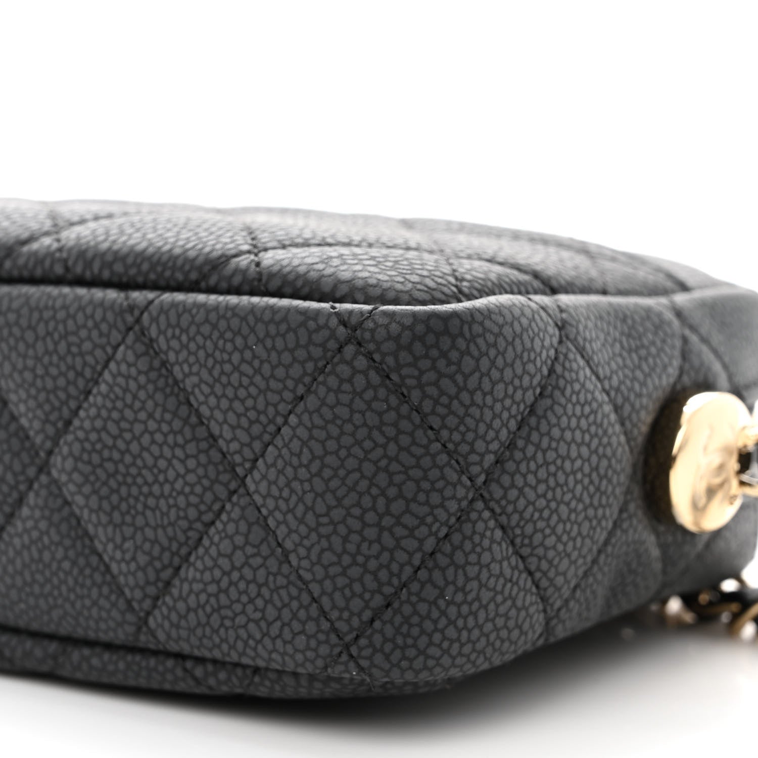 Chanel Iridescent Caviar Quilted Mini Coco Tassel Camera Case Black 10 of 11
