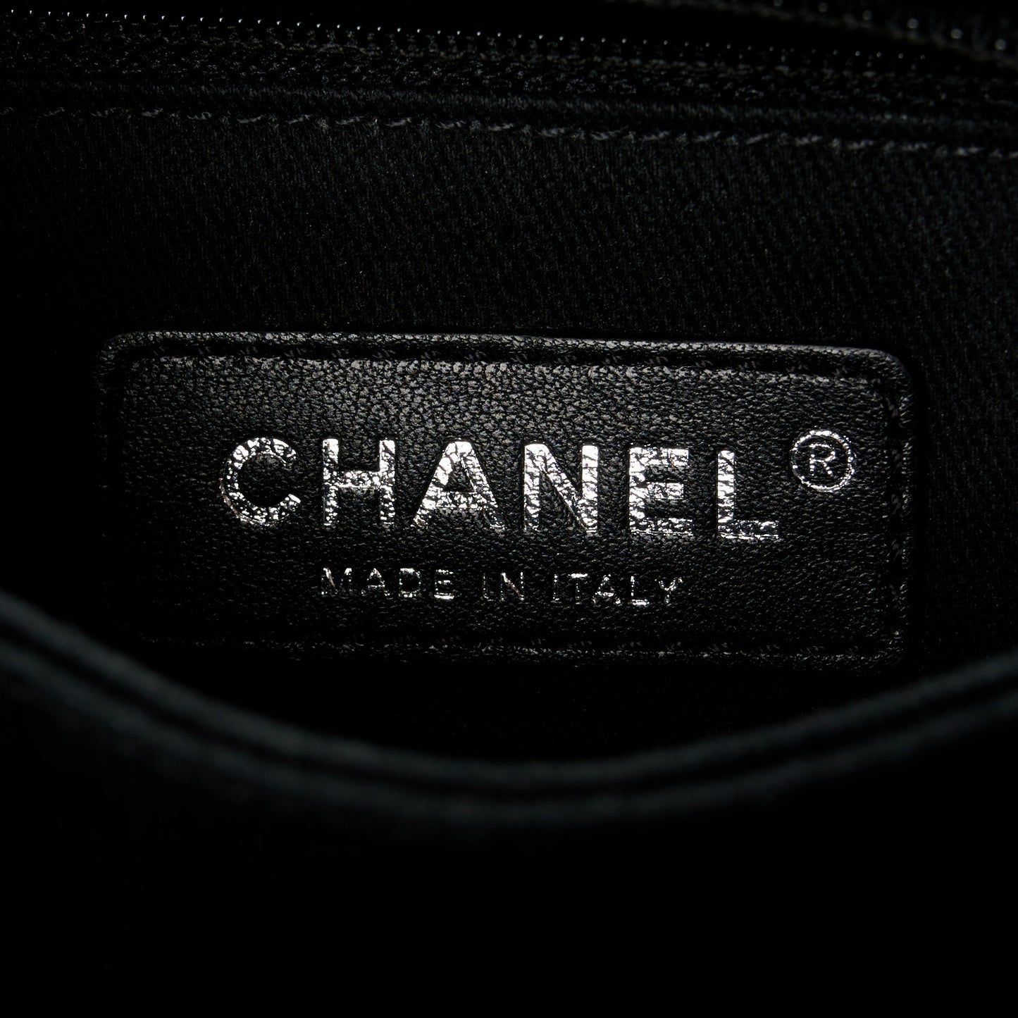 Caviar Quilted Mini Coco Handle Flap So Black