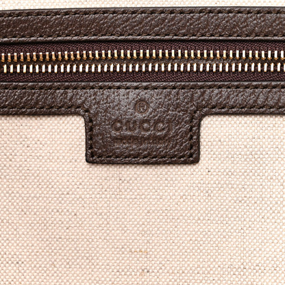 Gucci GG Supreme Monogram Web Medium Ophidia Top Handle Bag Beige Ebony 6 of 12