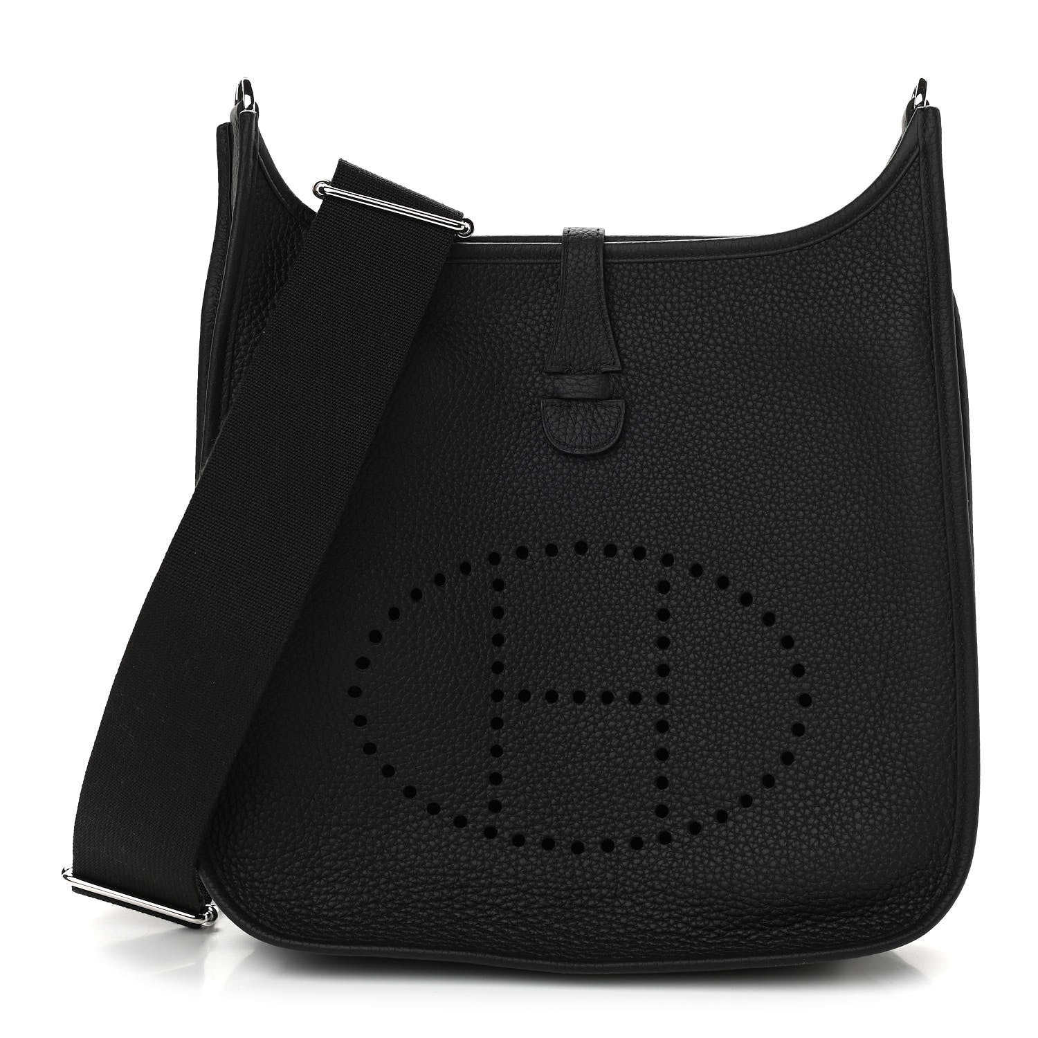 Hermes Taurillon Clemence Evelyne III PM Black 1 of 10