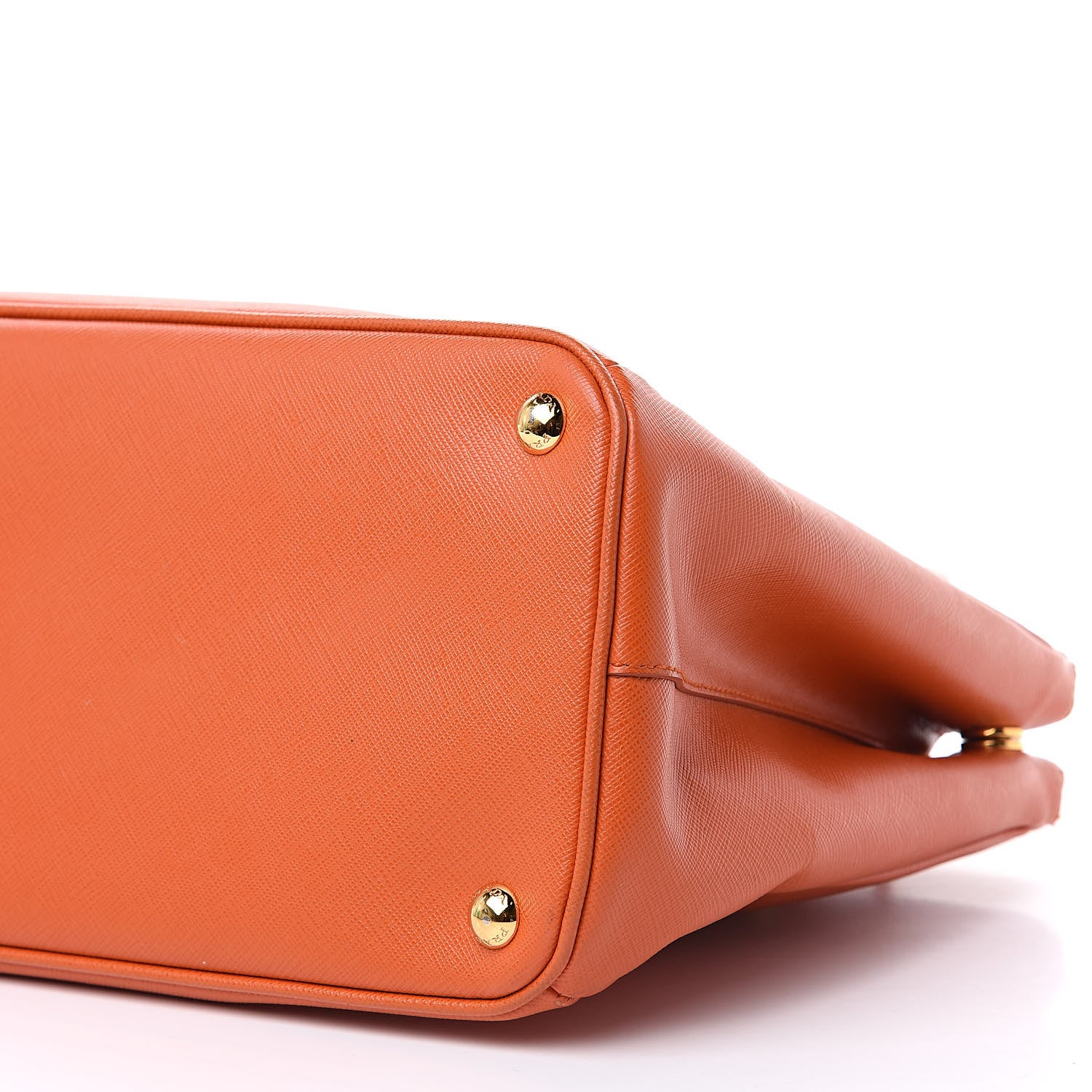 Prada Saffiano Medium Galleria Double Zip Tote Papaya 9 of 15