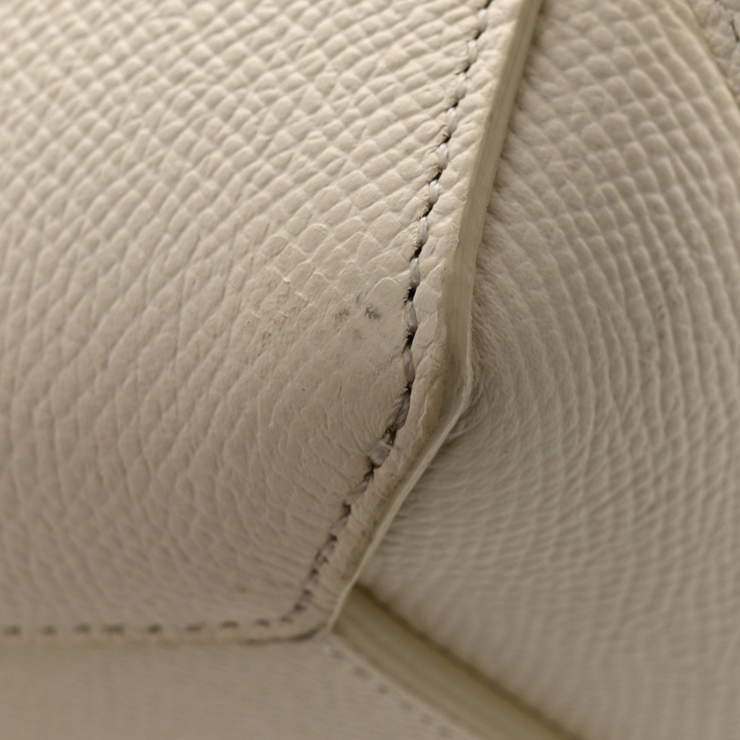 Celine Grained Calfskin Nano Belt Bag Chalk 12 of 15