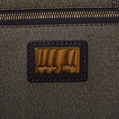 Fendi Zucca Spalmati Medium Roll Tote Tobacco Moro 8 of 10