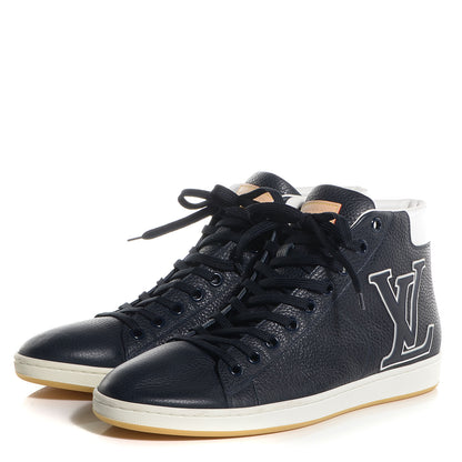 Louis Vuitton Leather Surfside Sneakers 10 Navy 3 of 8