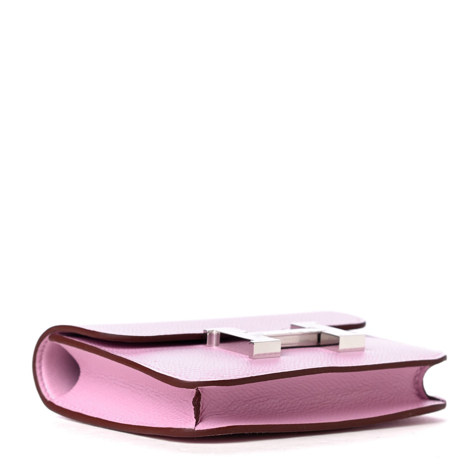 Hermes Epsom Constance Slim Wallet Mauve Sylvestre 3 of 4