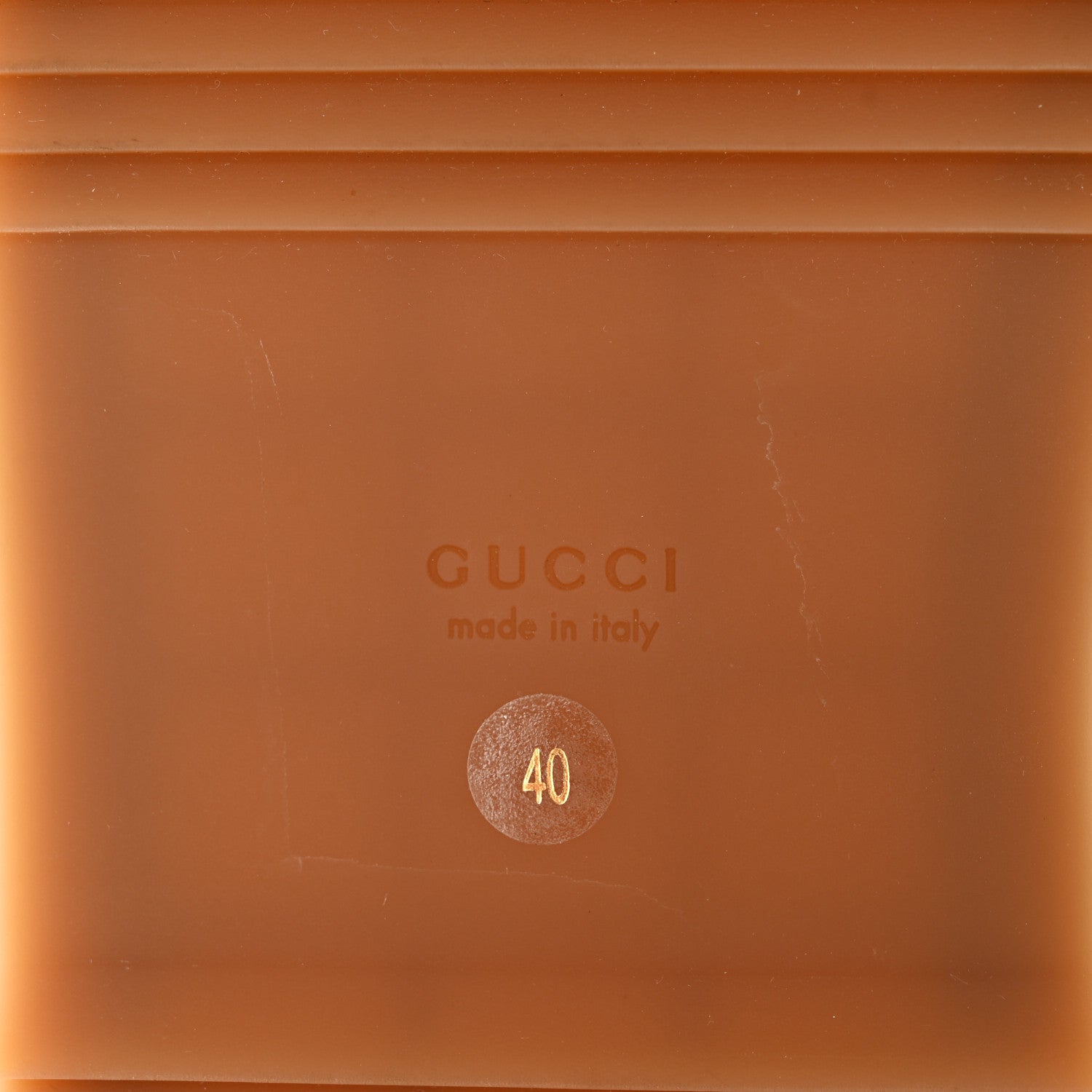 Gucci Monogram Maxi GG Angelina Platform 55mm Slide Sandals 40 Camel Ebony 6 of 9