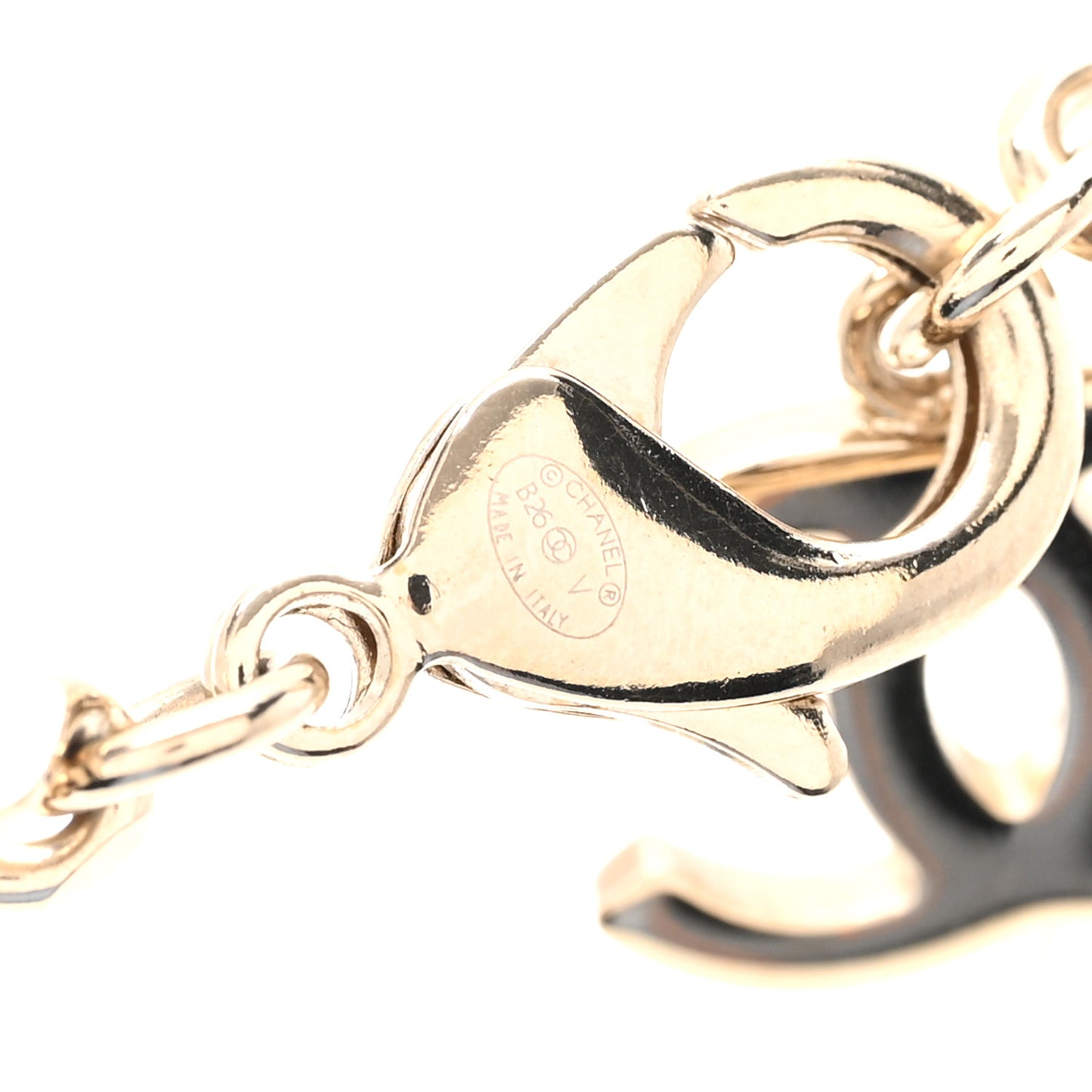 Crystal Chain CC Choker Gold Silver