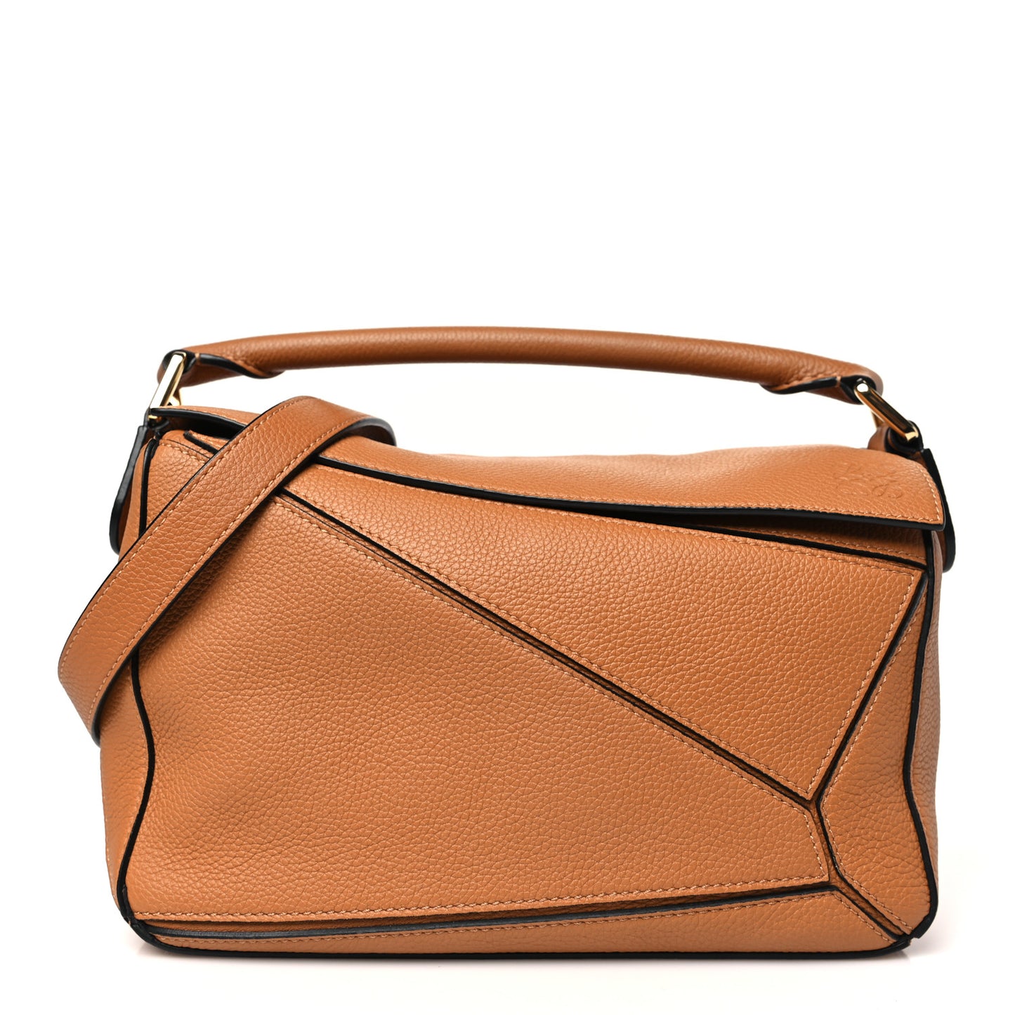 Calfskin Small Puzzle Bag Tan