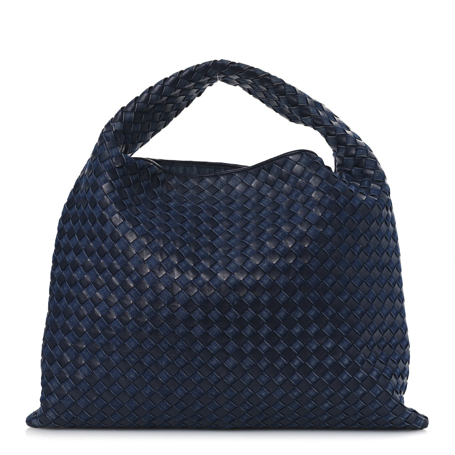 Denim Nappa Intrecciato Large Hop Abyss Indigo