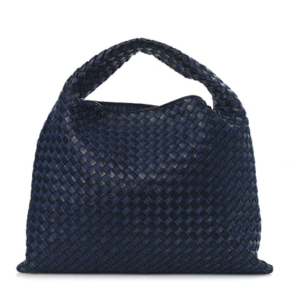 Bottega Veneta Denim Nappa Intrecciato Large Hop Abyss Indigo 1 of 14