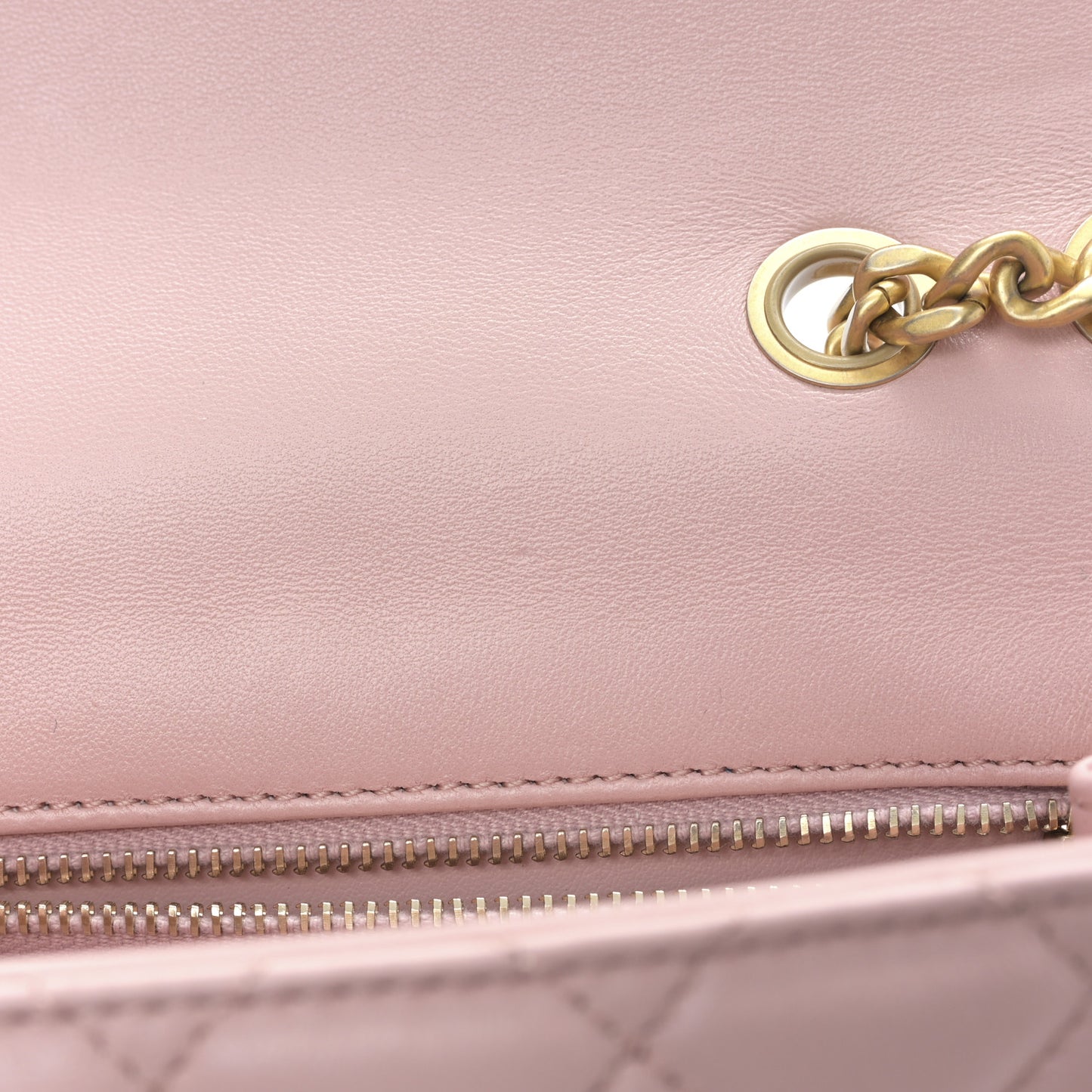 Lambskin Quilted Mini Sweet Camellia Flap Light Pink