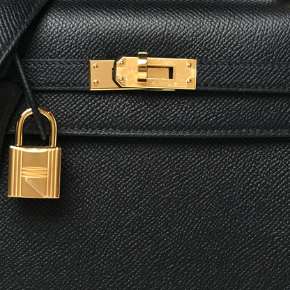 Hermes Epsom Kelly Sellier 25 Black 8 of 11