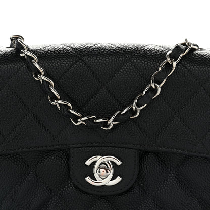 Chanel Caviar Quilted Mini Square Flap Black 8 of 10