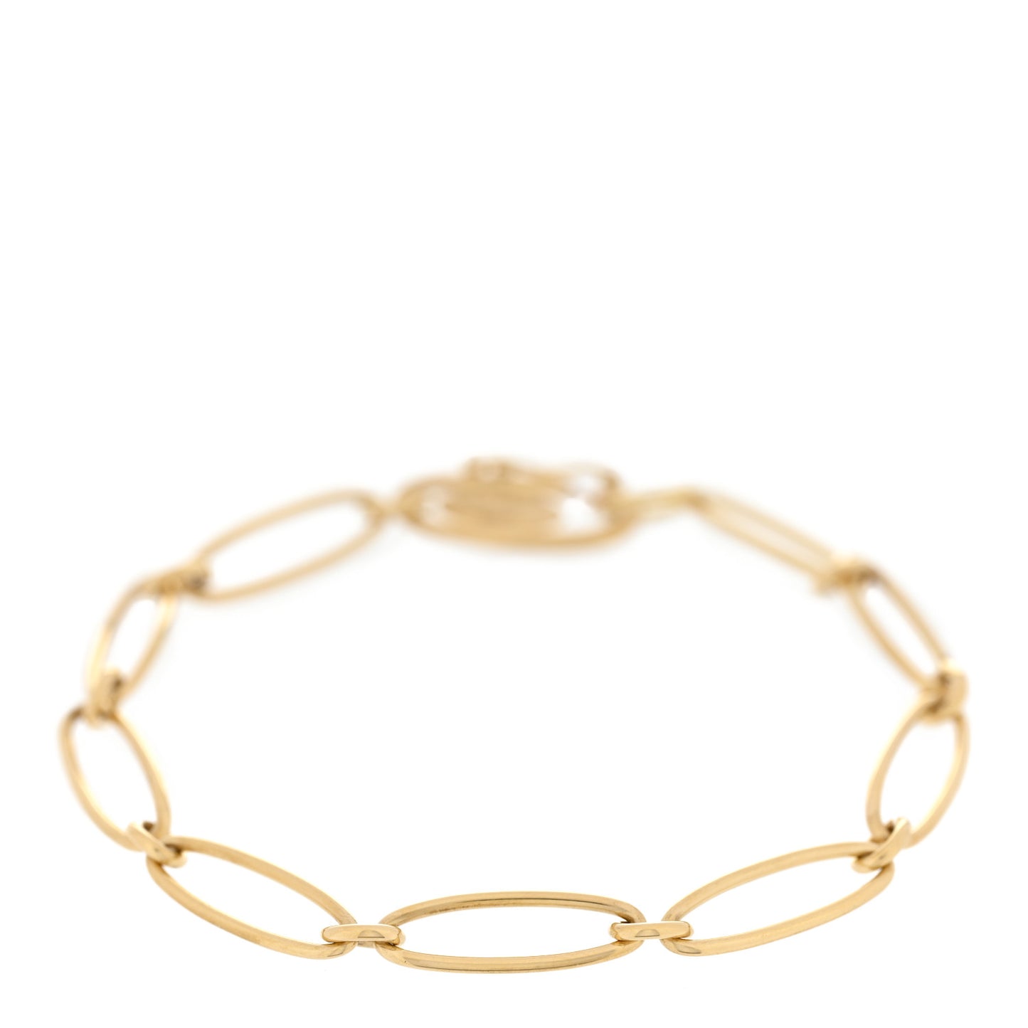 18K Yellow Gold Elsa Peretti Oval Link Bracelet
