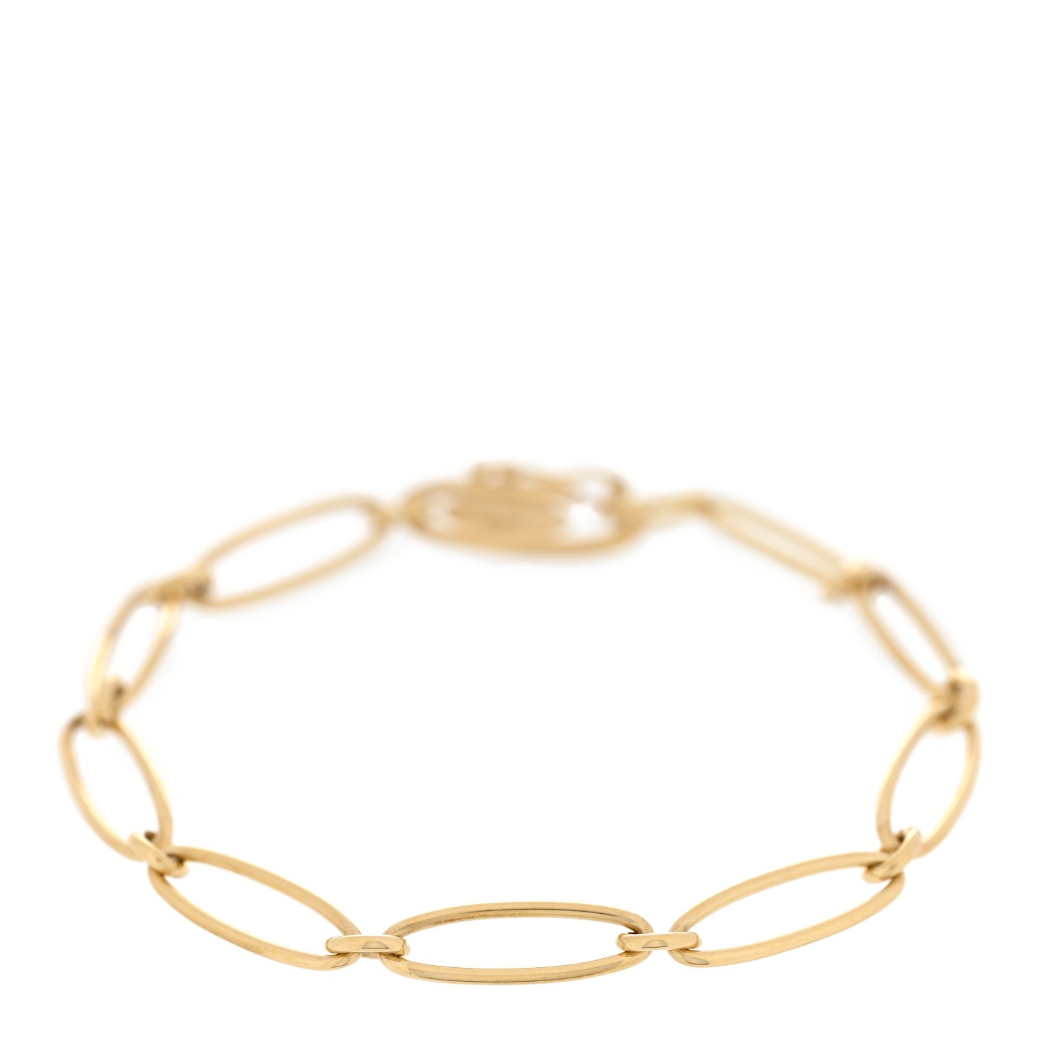 Tiffany 18K Yellow Gold Elsa Peretti Oval Link Bracelet 1 of 4