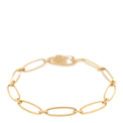 Tiffany 18K Yellow Gold Elsa Peretti Oval Link Bracelet 1 of 4