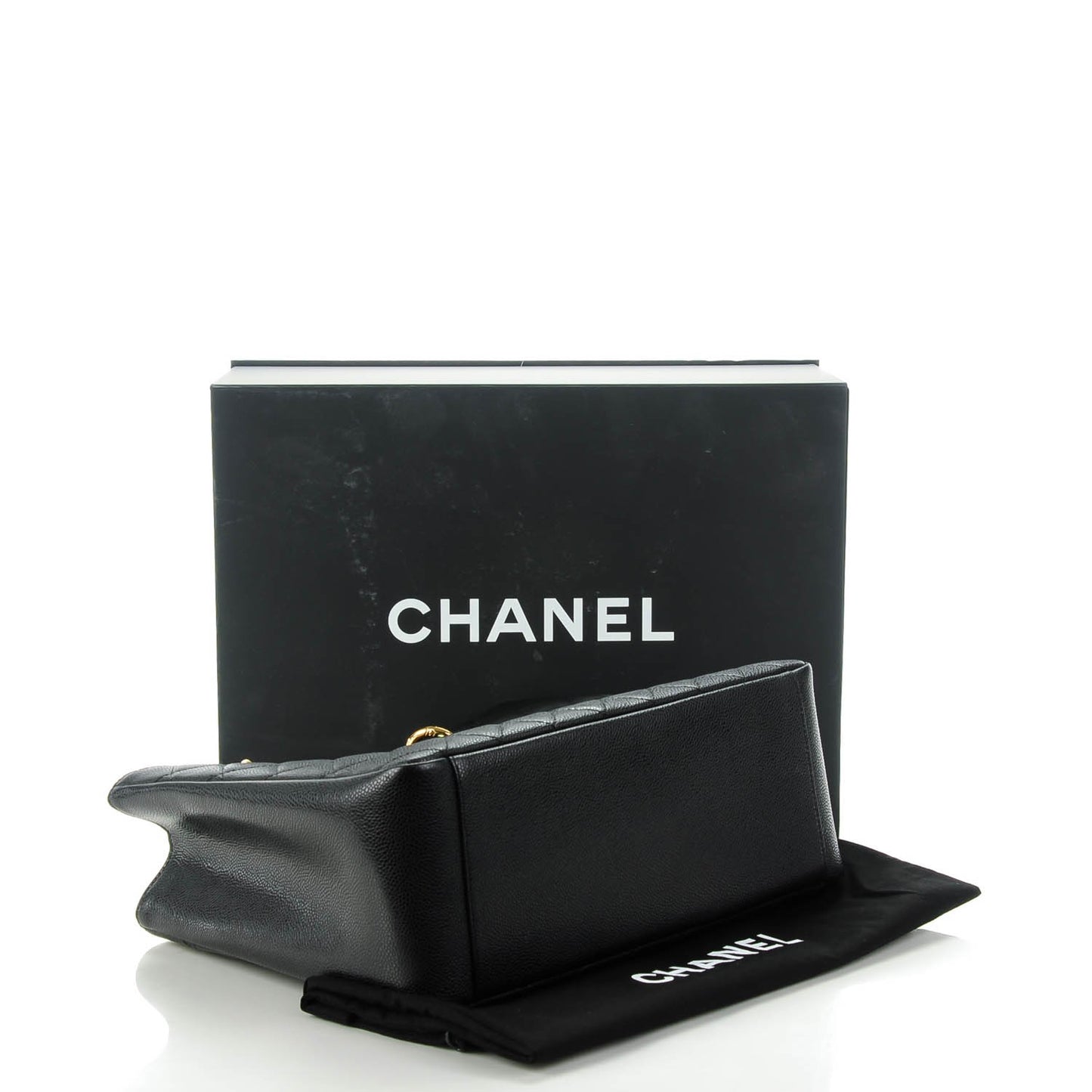 Caviar Grand Shopping Tote GST Black