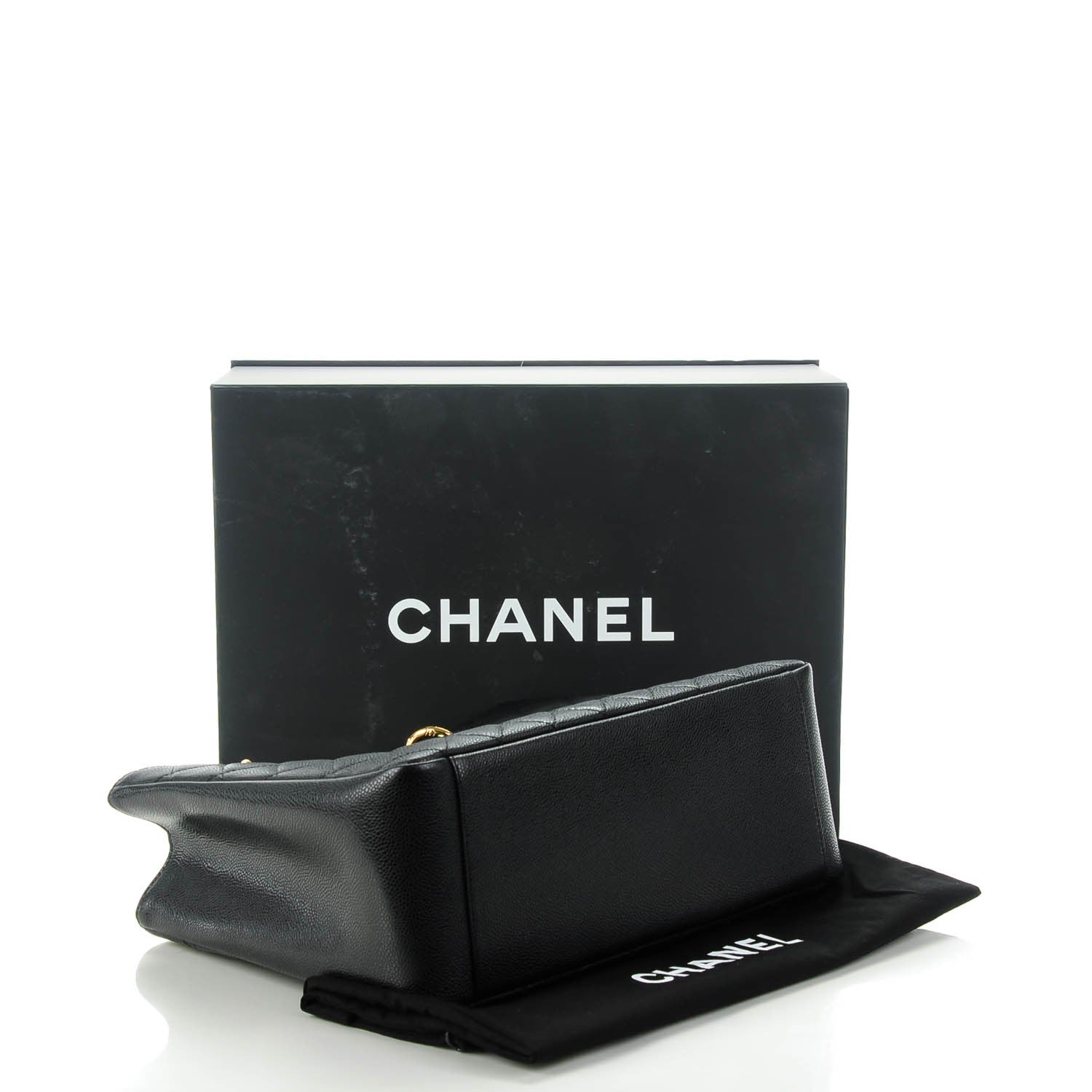 Chanel Caviar Grand Shopping Tote GST Black 4 of 7