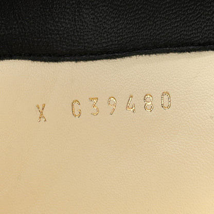 Chanel Shearling Lambskin Logo Ankle Boots 37 Ivory Black 8 of 9