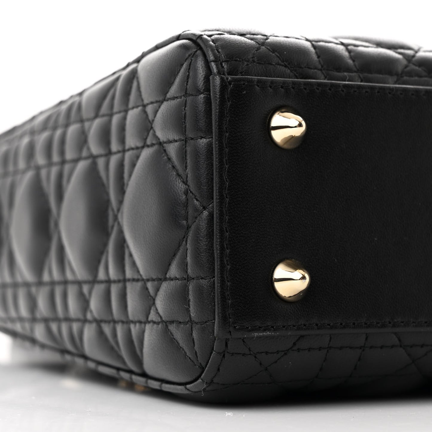 Lambskin Cannage Small My ABCDior Lady Dior Black