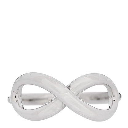 Tiffany Sterling Silver Infinity Ring 48 4.5 1 of 4