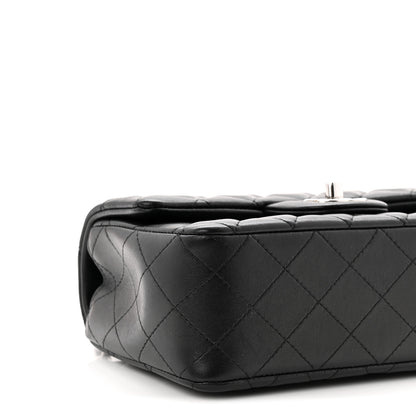 Chanel Lambskin Quilted Mini Rectangular Flap Black 9 of 11